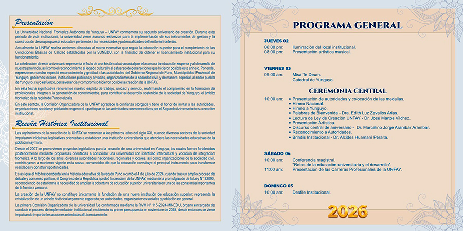 Aniversario UNFAY 2